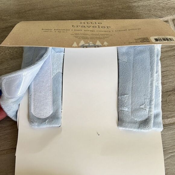 Little Traveler Baby Travel Pillow And Belt Strap Covers - Picture 3 of 3